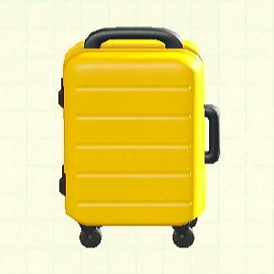 Rolling Suitcase - Yellow