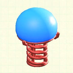 Tubular Lamp - Red Stand