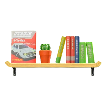 Wall-Mounted Bookshelf - Cars Book