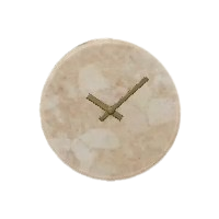 Marble Wall Clock - Beige