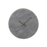 Marble Wall Clock - Gray