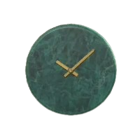 Marble Wall Clock - Green