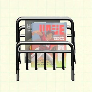 Tubular Magazine Rack - Sports Magazine
