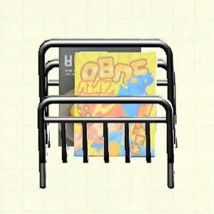 Tubular Magazine Rack - Comic Magazine