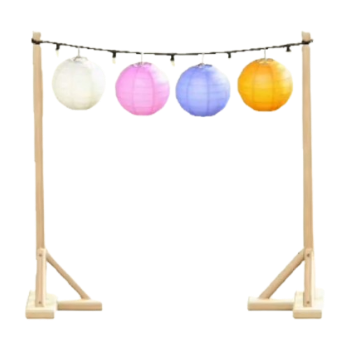 Colorful-Lantern Arch - Pastel Lanterns