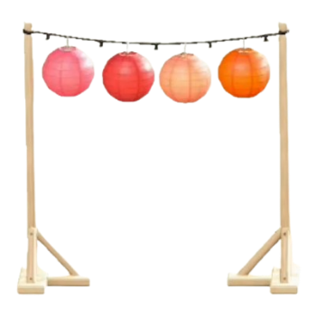 Colorful-Lantern Arch - Red Lanterns