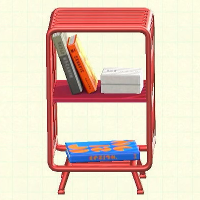 Tubular Shelves - Red