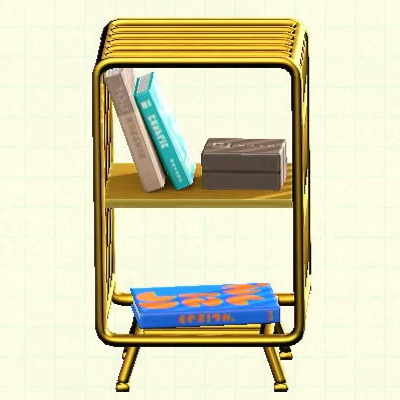 Tubular Shelves - Gold