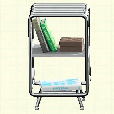 Tubular Shelves - White Book Cover