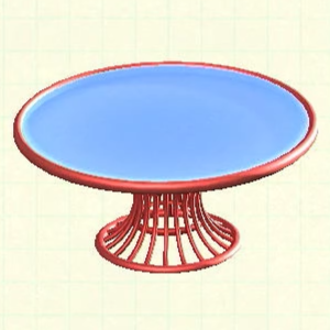 Tubular Table - Red