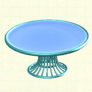 Tubular Table - Blue