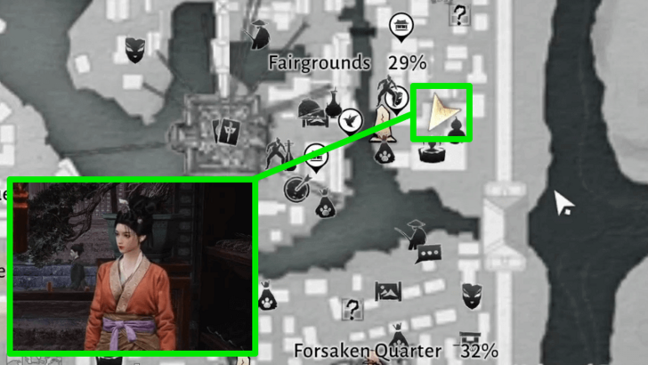 The Moon Beyond the Clouds Map Location