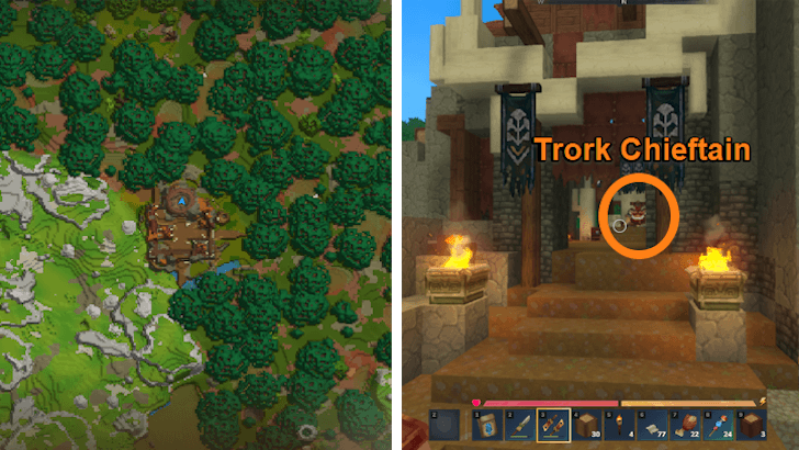 Trork Chieftain Location