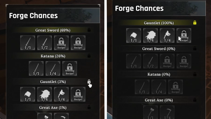 How to Lock Forge Chances