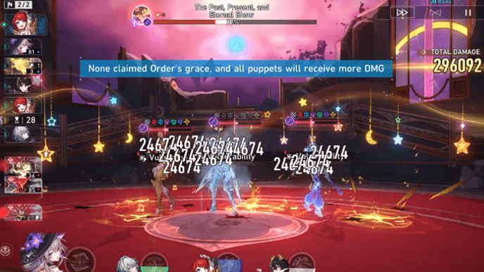 Star Rail - Memory of Chaos Stage 11 Version 3.8 - The Past, Present and Eternal Show