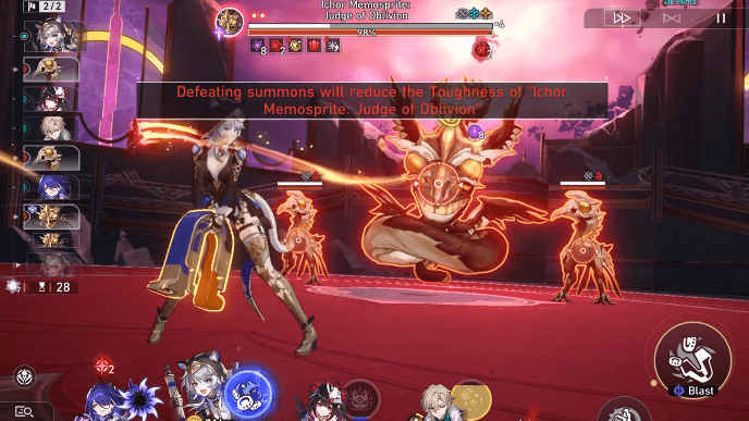 Star Rail - Memory of Chaos Stage 11 Version 3.8 - Ichor Memosprite