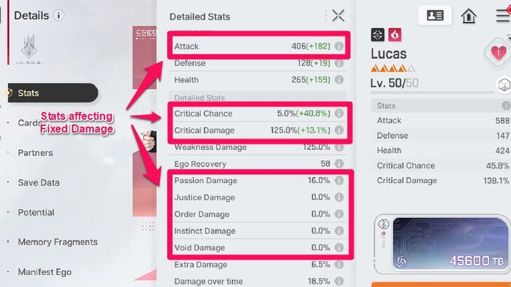 Chaos Zero Nightmare - Fixed Damage Stats