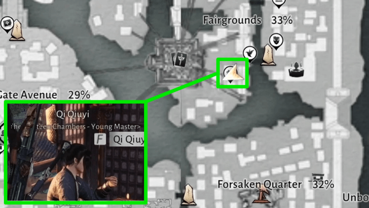 Silken Scroll Map Location