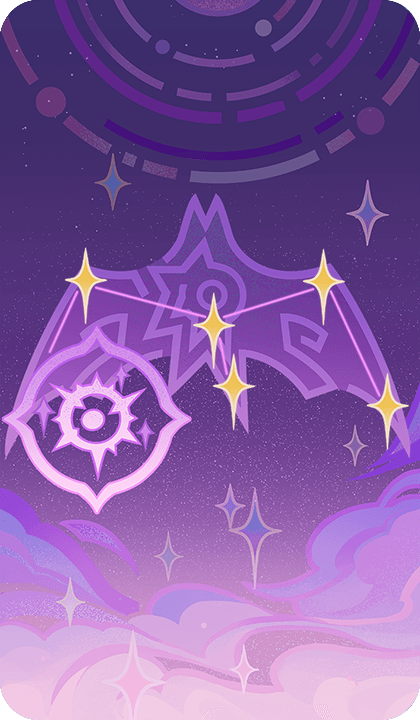 Genshin - Trails Amidst the Forest Fog Card