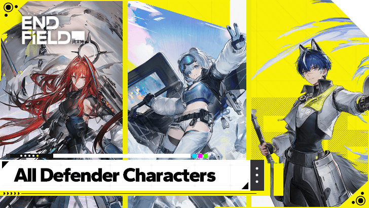 Arknights Endfield - List of Defender Characters