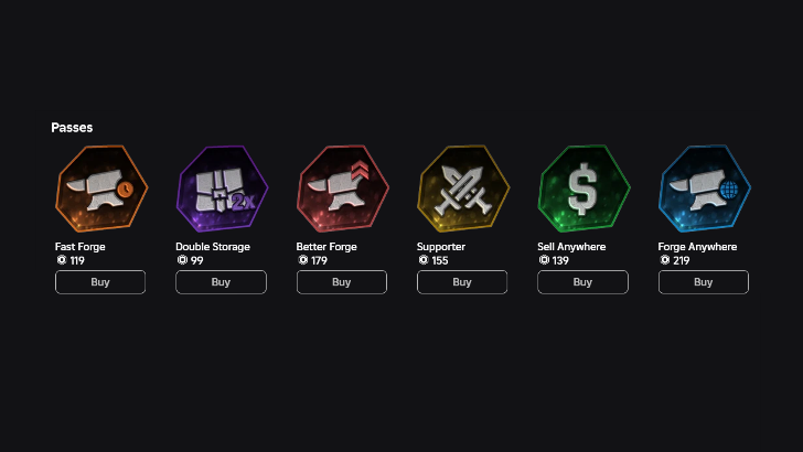 The Forge All Game Passes