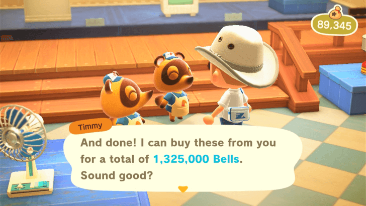 Getting Over a Million Bells from Selling Turnips