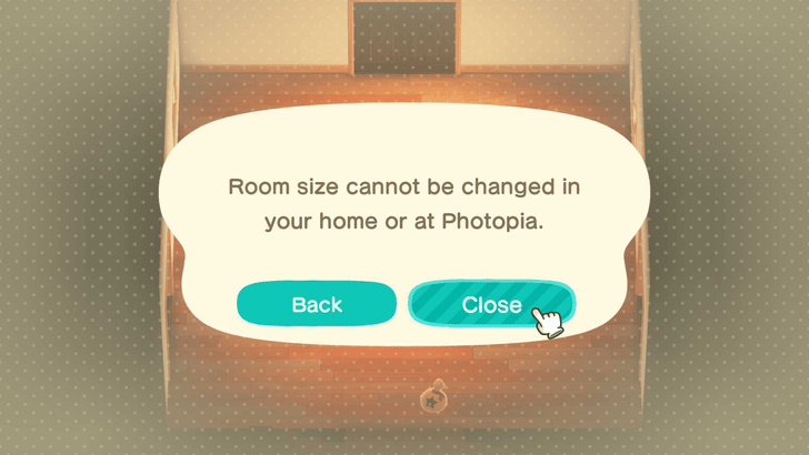 Room Resize Restrictions