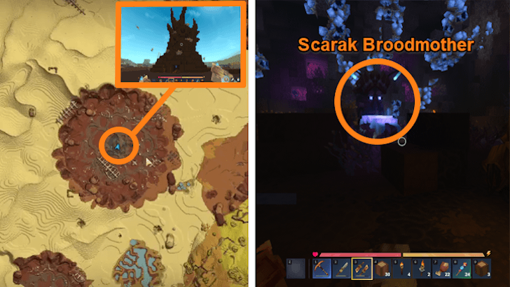 Scarak Broodmother Location