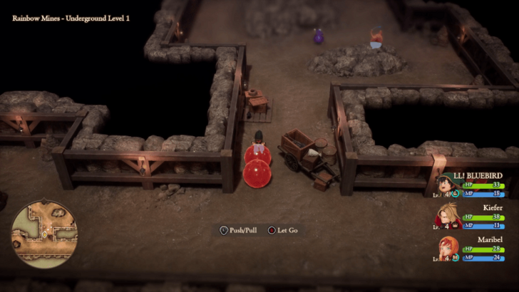 Push Same Coloured Rocks Together