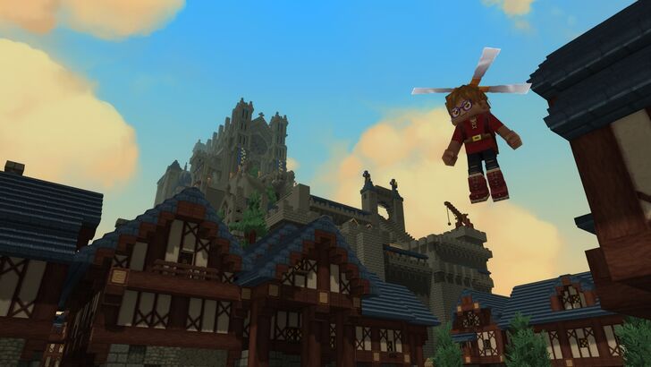 Hytale Character Flying
