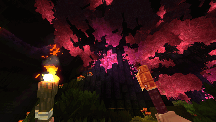 Pink Crystal Trees