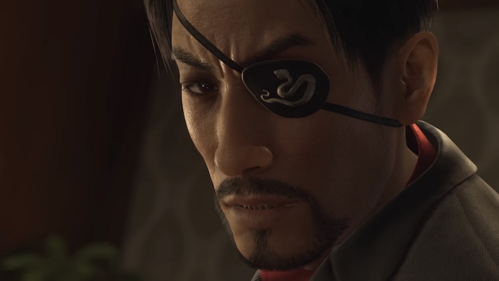 A close-up of Goro Majima