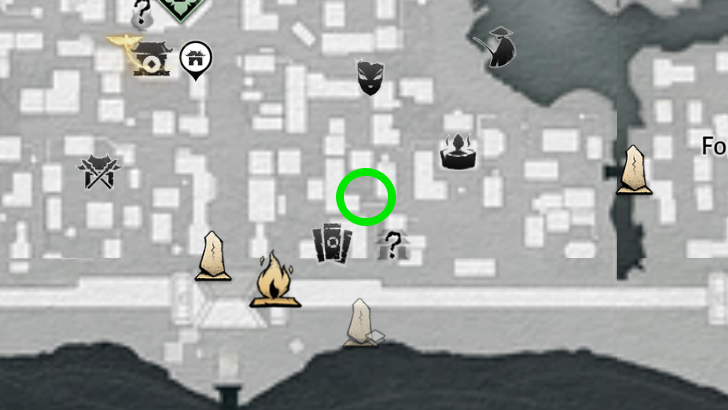 Peeking on the Wall Map Location