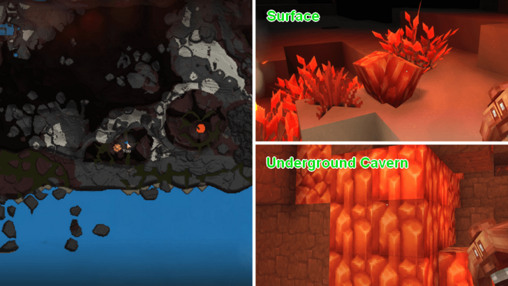 Red Crystal Shards Location