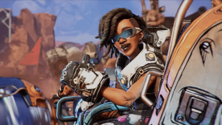 Borderlands 4 Harlowe giving a thumbs up