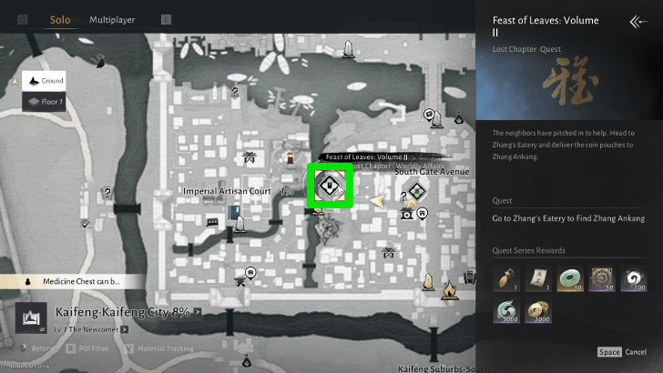 Feast of Leaves: Volume II Map Location