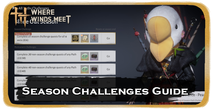WWM - Season Challenges Guide