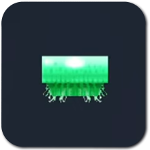 Green Jellyfish Icon