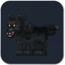 Black Wolf Icon