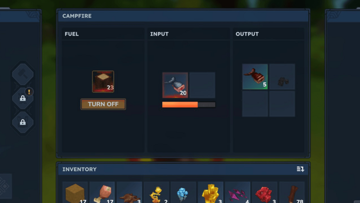 Charcoal from Campfire