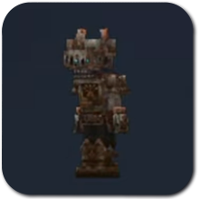 Burnt Skeleton Soldier Icon