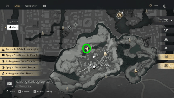 Old Friends, Hard to Find Map Location