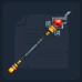 Flame Crystal Staff Icon