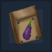 Aubergine Seed Bag Icon