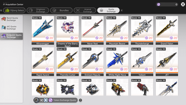 Endpoint Quota Exchange