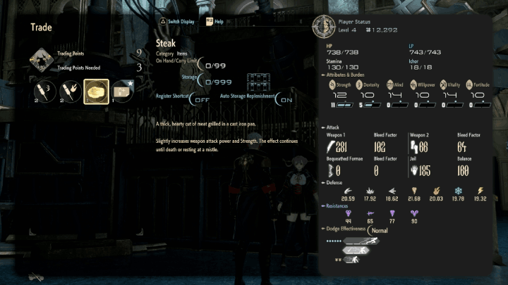 Code Vein 2 - Items Trade