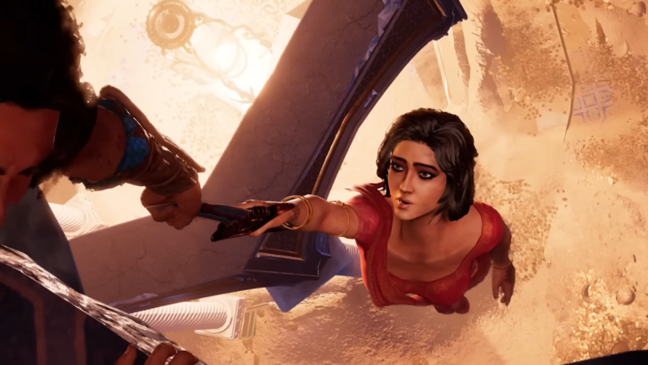 Prince of Persia Sands of Time Remake Princess Holding On