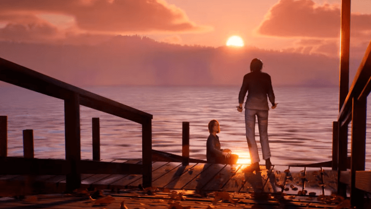 Max and Chloe on Docks