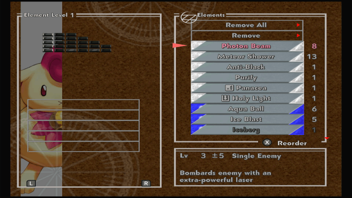 Chrono Cross Remaster - Pip Element Grid