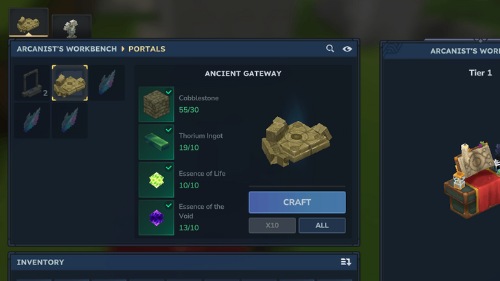 Craft Ancient Gateway